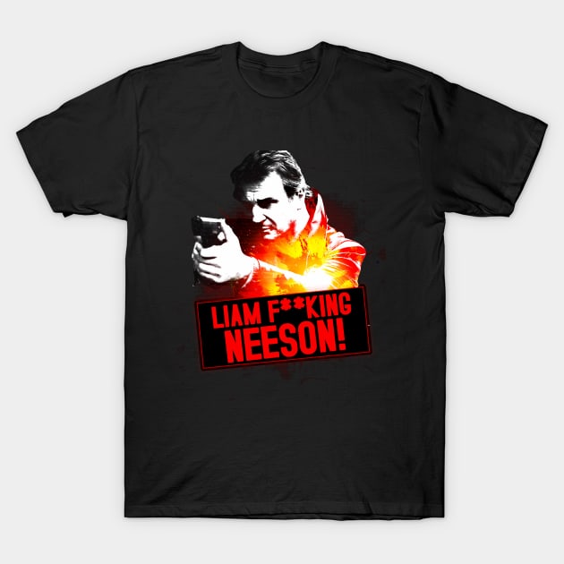 Liam Neeson! T-Shirt by VictorVV